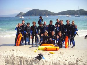 Bucear en las Islas Cíes